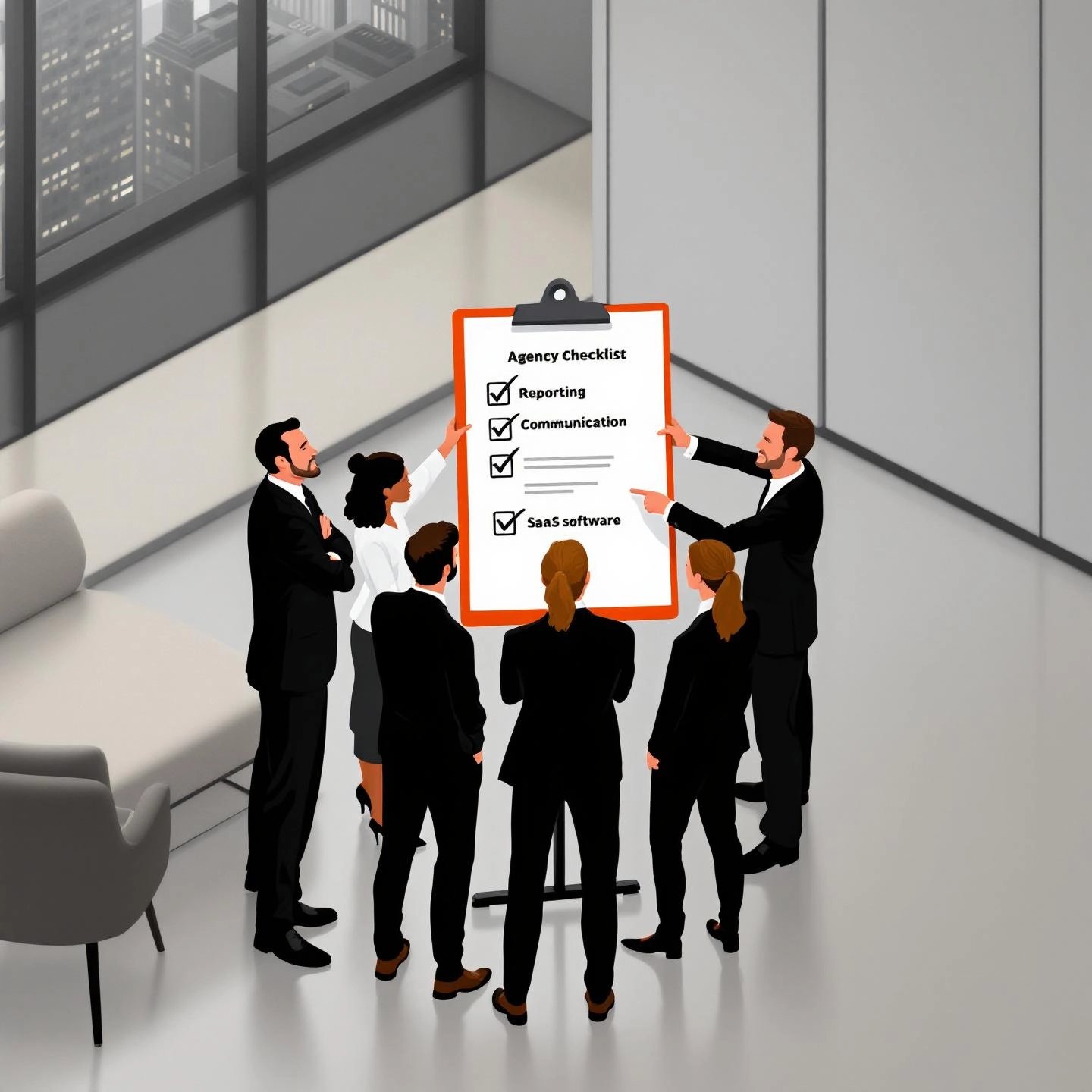 checklist for selecting a saas content marketing agency