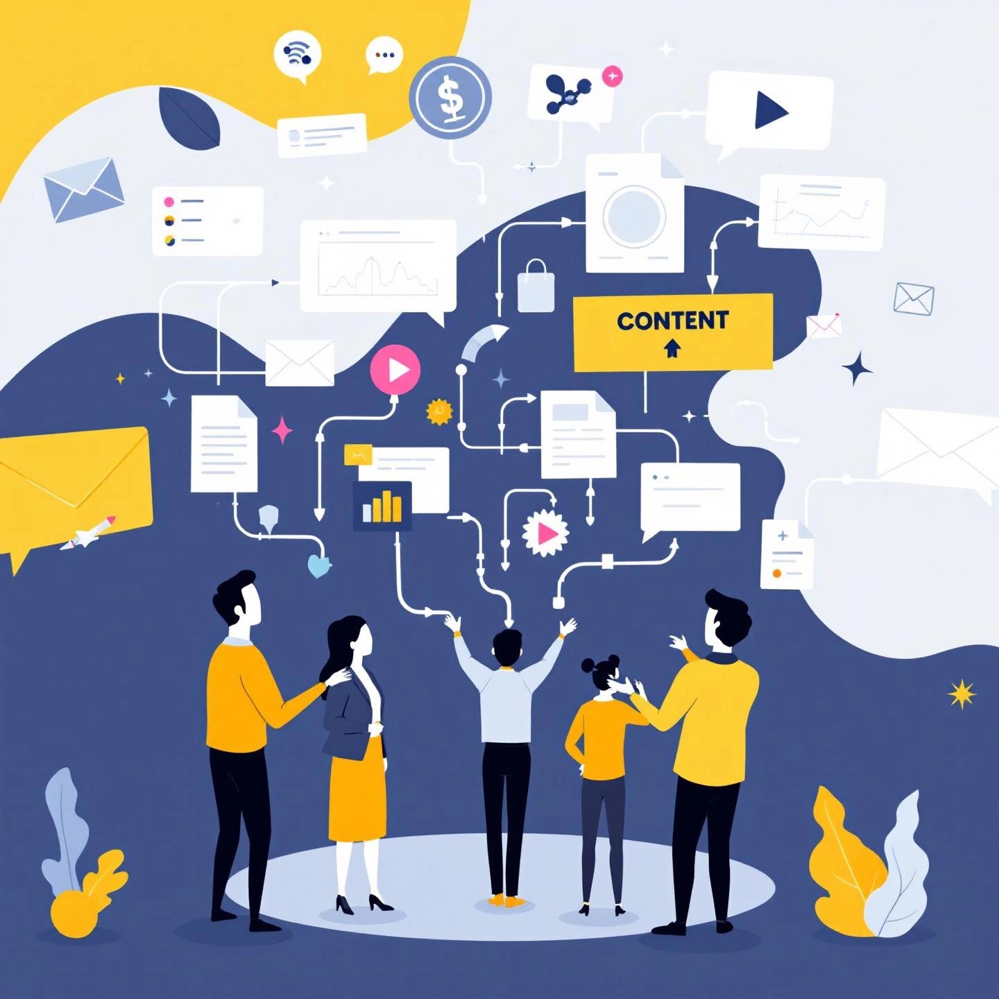 diverse content formats and channels for executive audiences