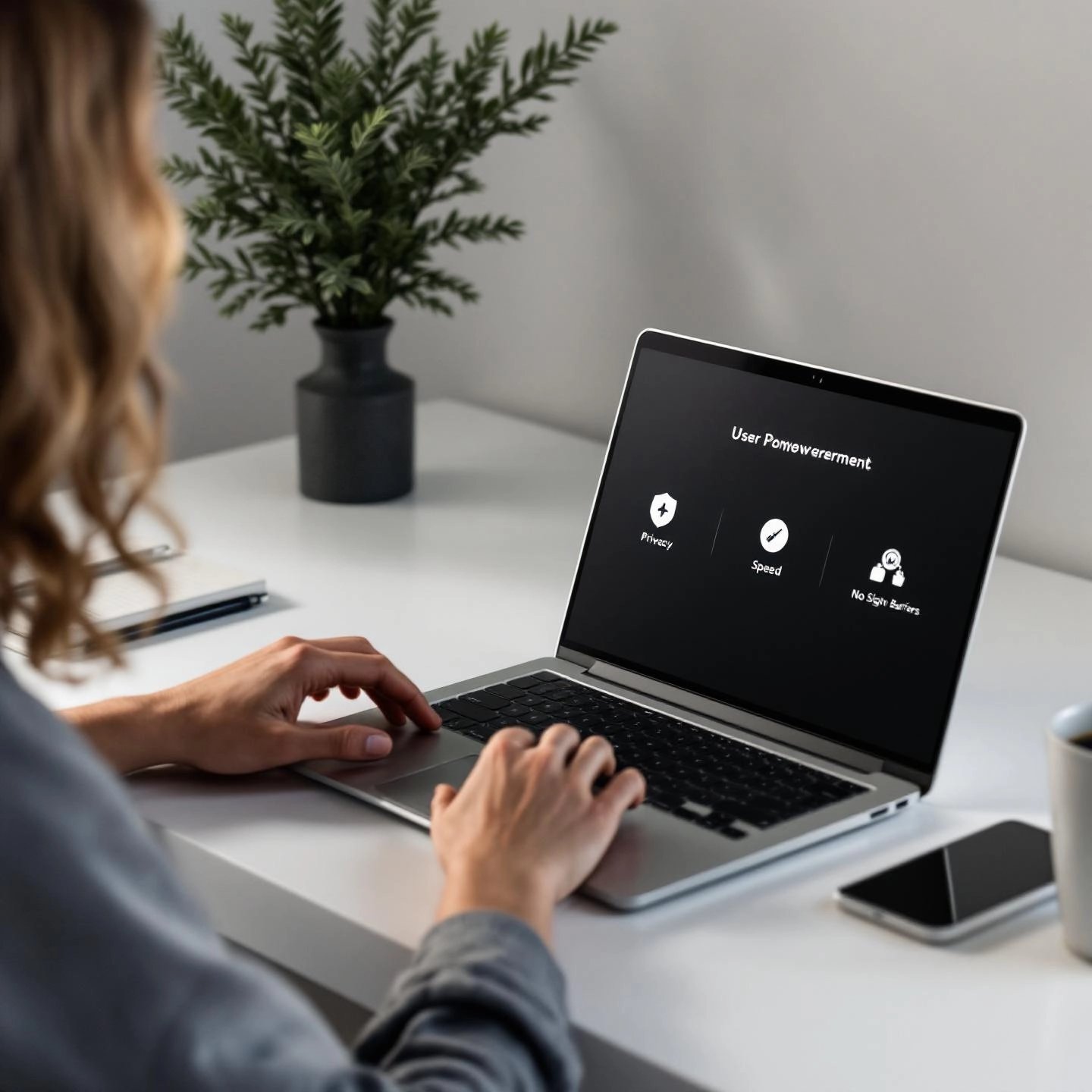 instant private content creation with no barriers or sign up steps