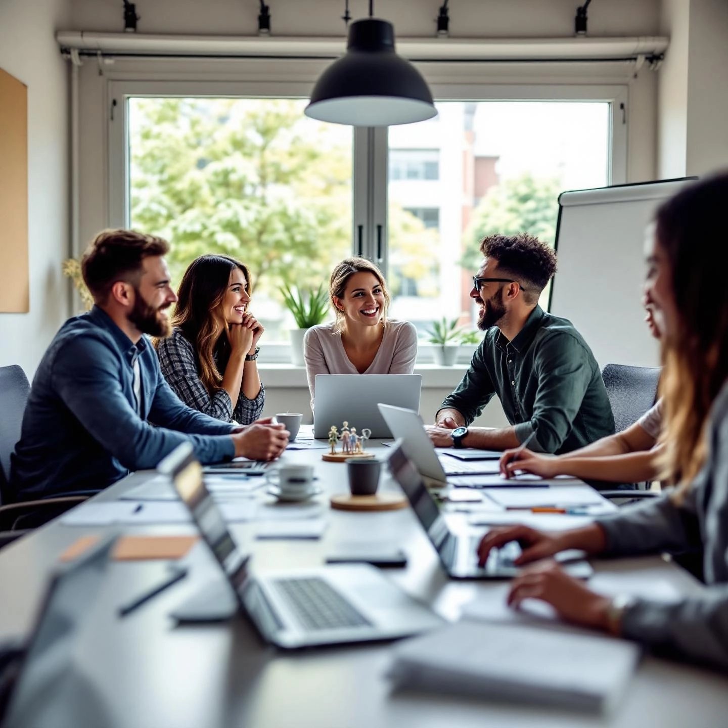 startup team utilizing free tools for effective content marketing