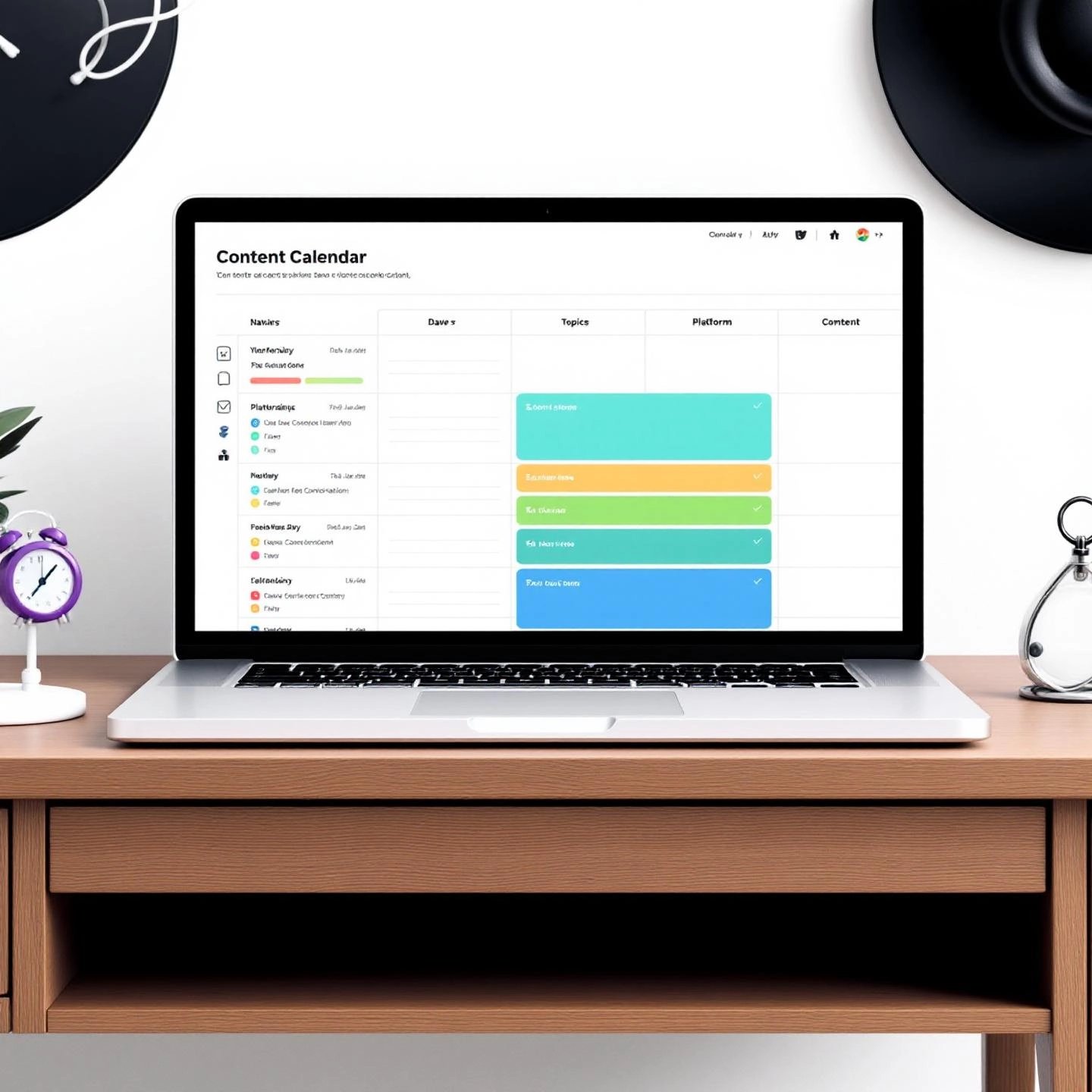 using templates to streamline content marketing plan development