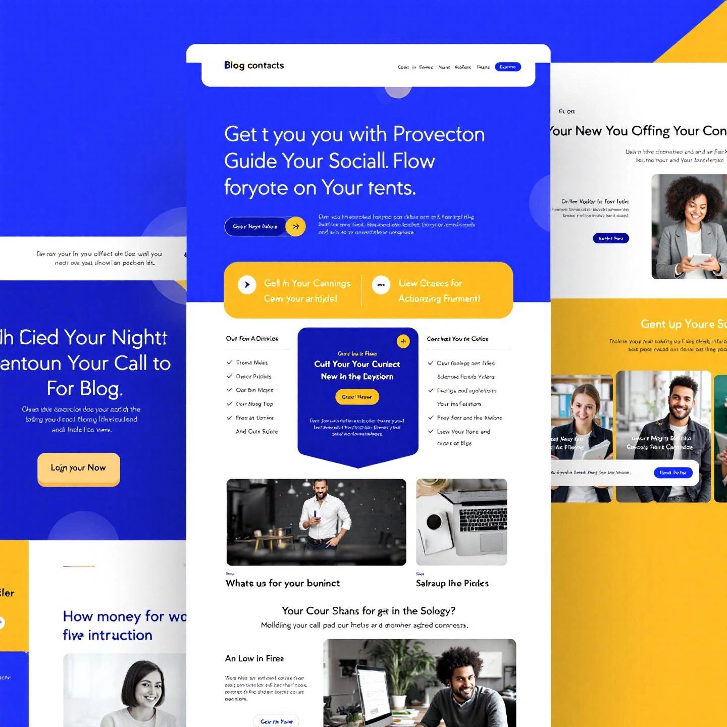 a blog post layout with strategic call to action placements