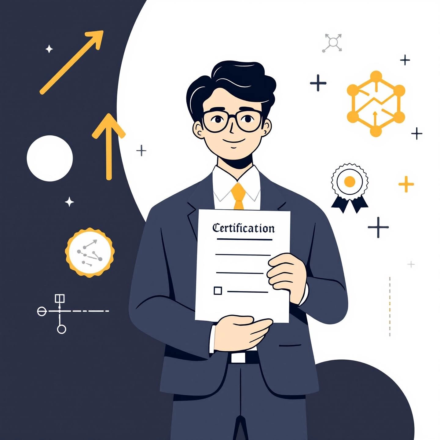 a grant writer celebrating the achievement of certification