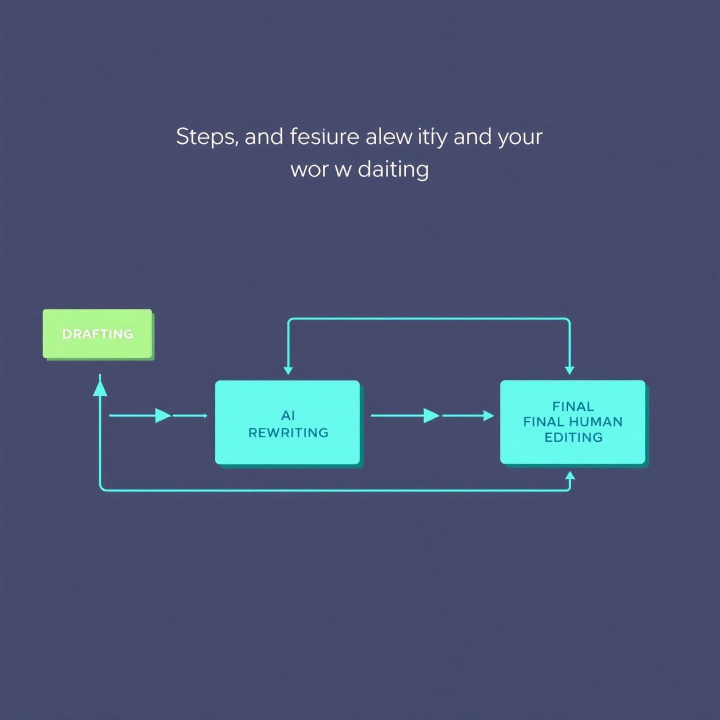 a step by step workflow maximizes the value of ai rewriting tools
