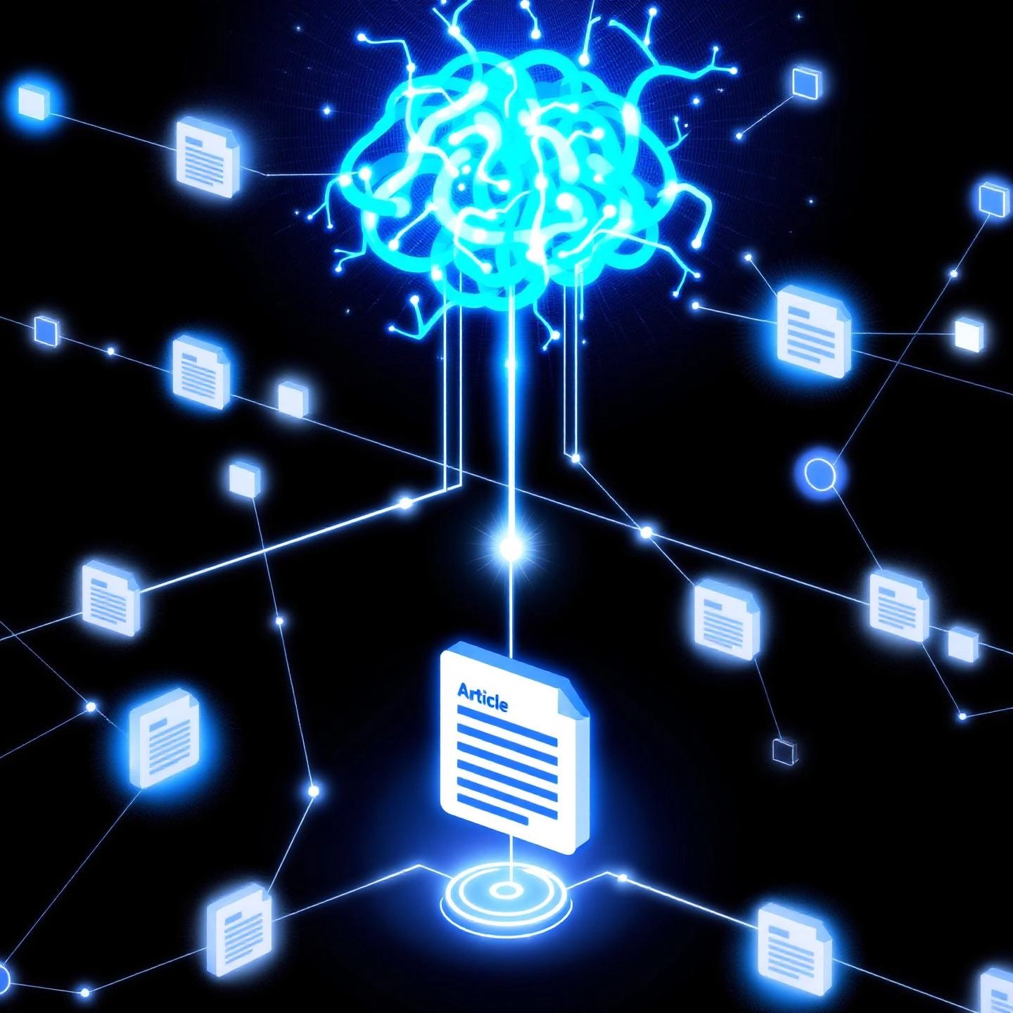 ai technology transforming prompts into structured articles