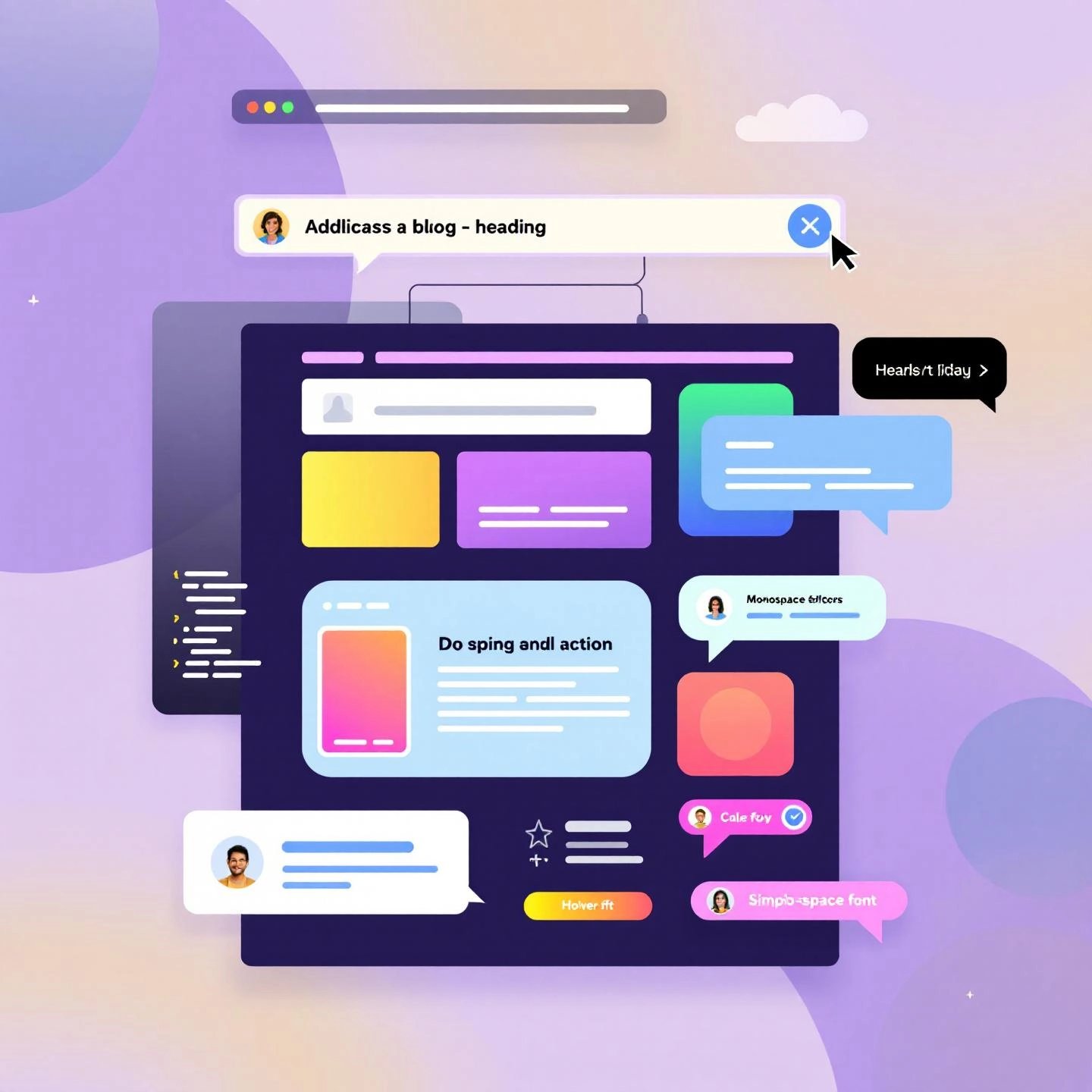 blog post enhanced with custom html and css elements