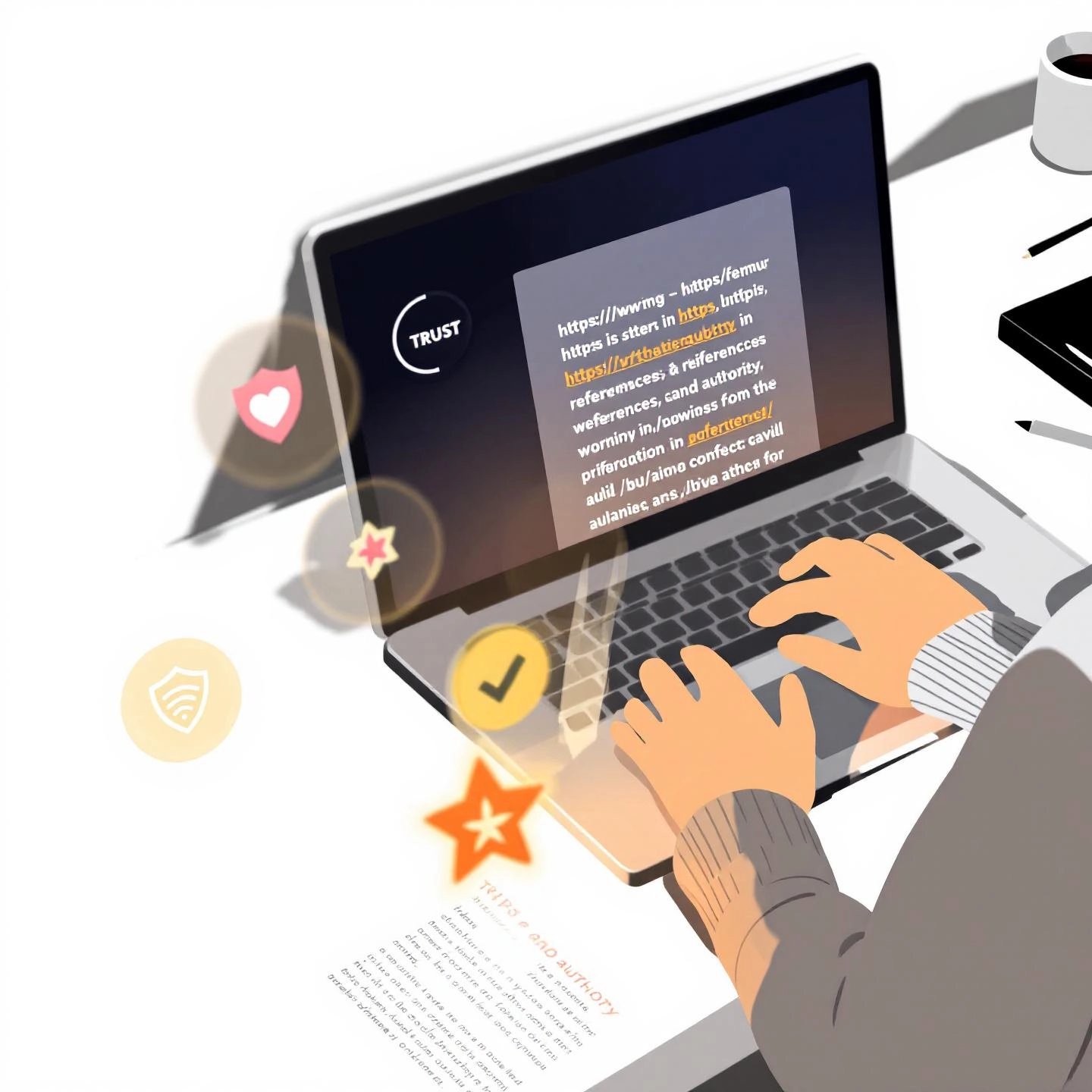 blogger following best practices for citing sources in a blog