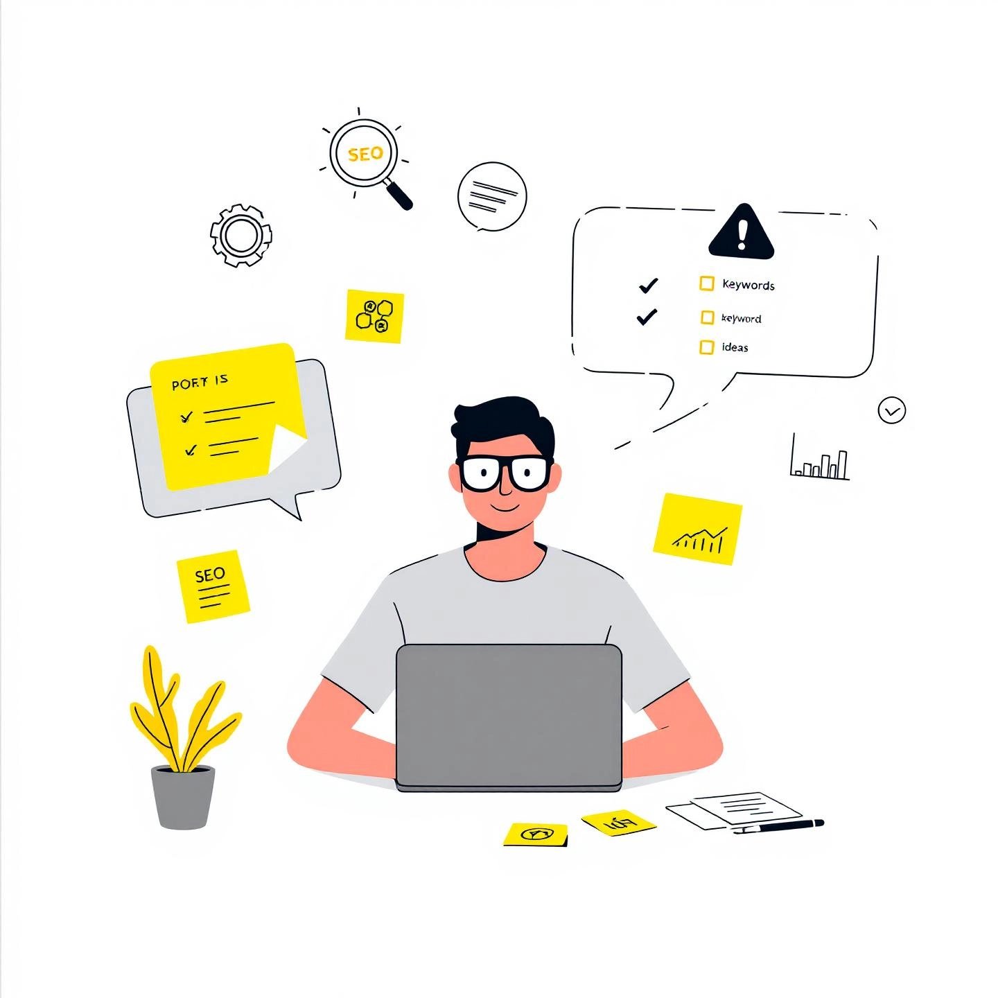brainstorming blog ideas using digital tools and strategy