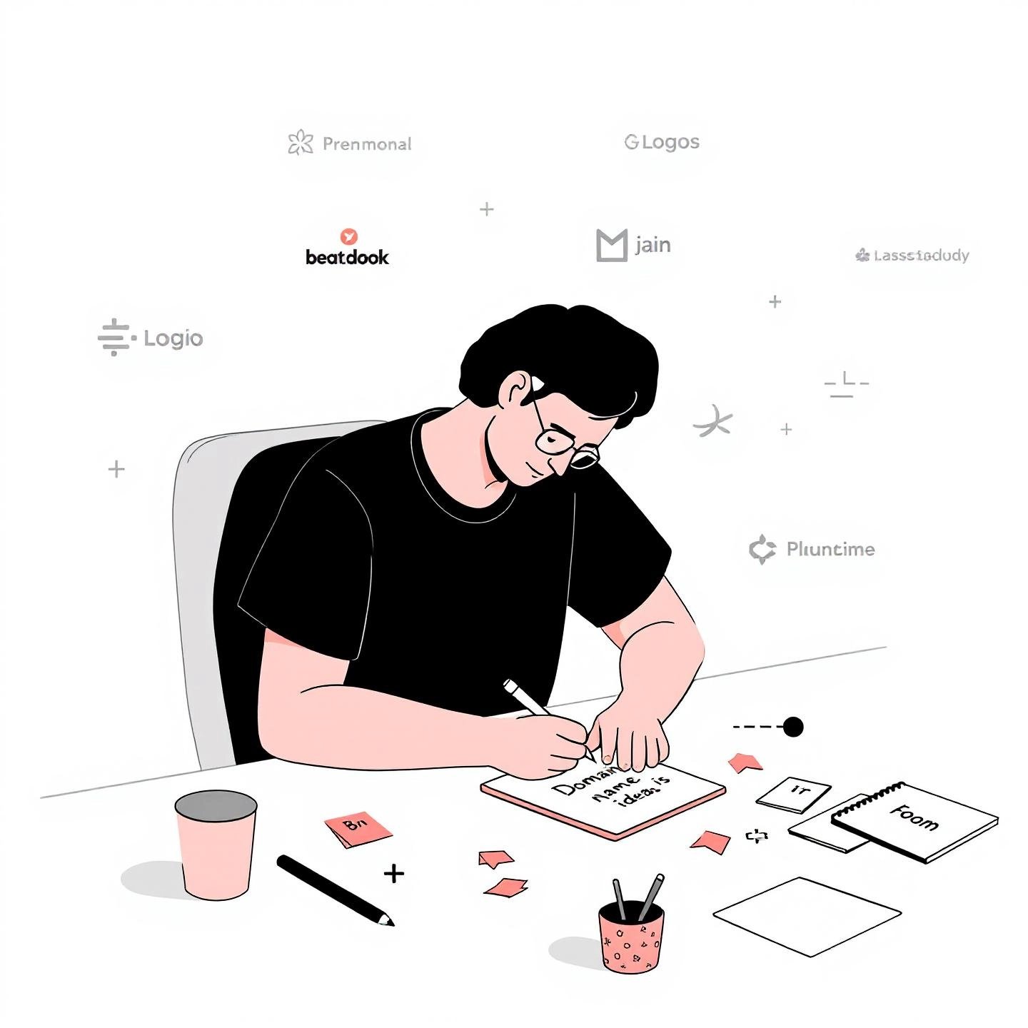 brainstorming creative domain name ideas using traditional methods