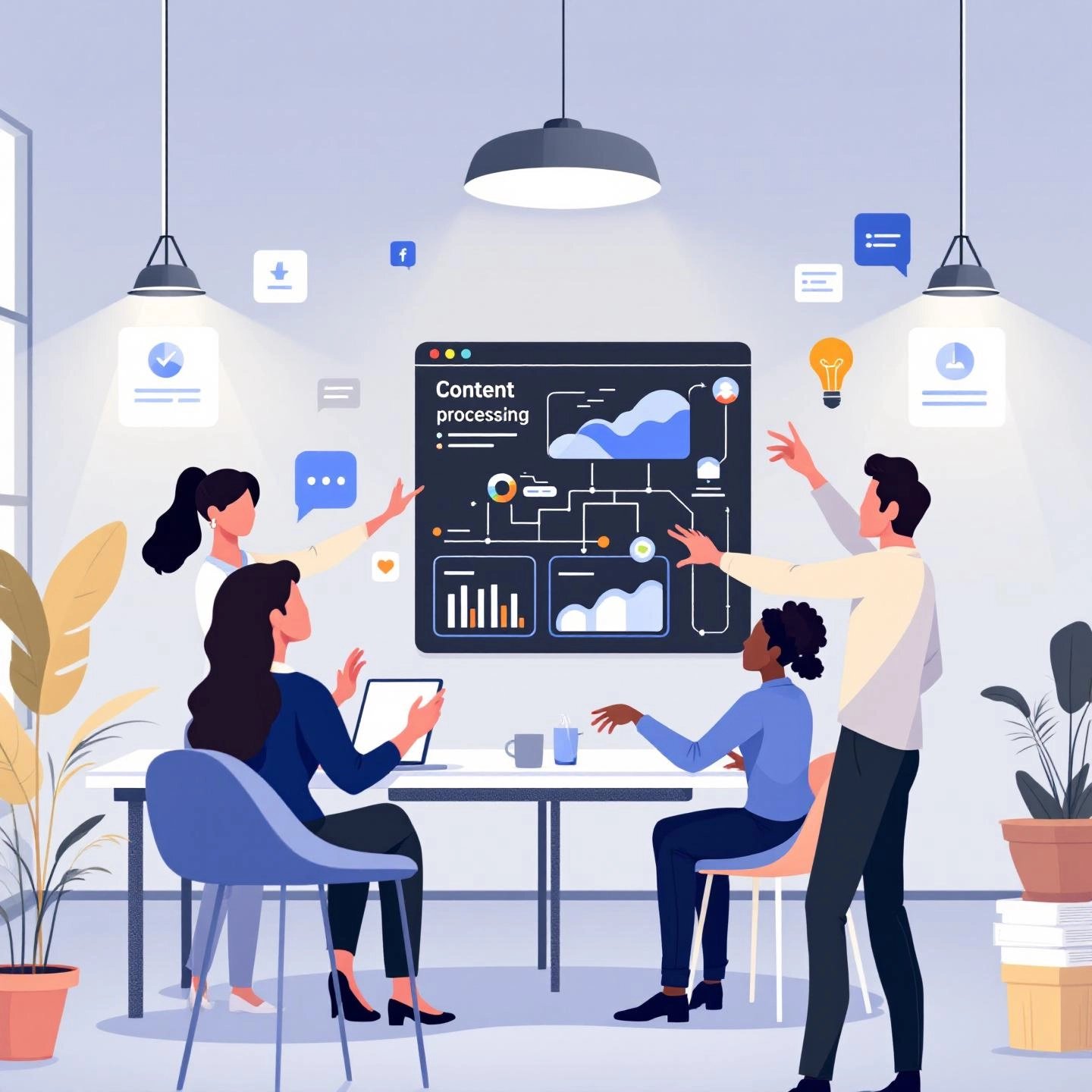 collaborative workflow using a meta title generator in content outsourcing