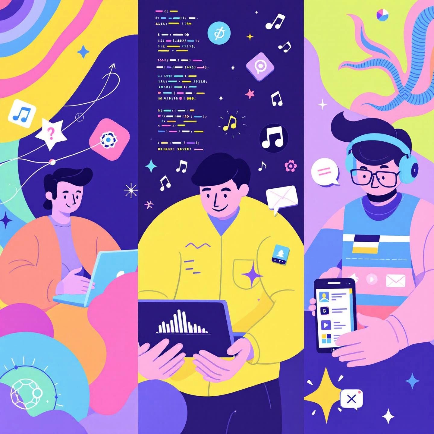 developers musicians and photographers using ai tools in their creative workflows