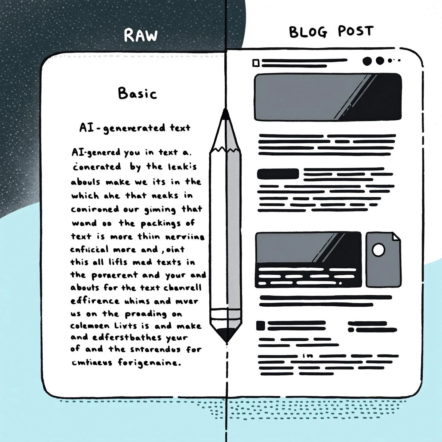 human editing enhances ai generated blog posts for quality and seo