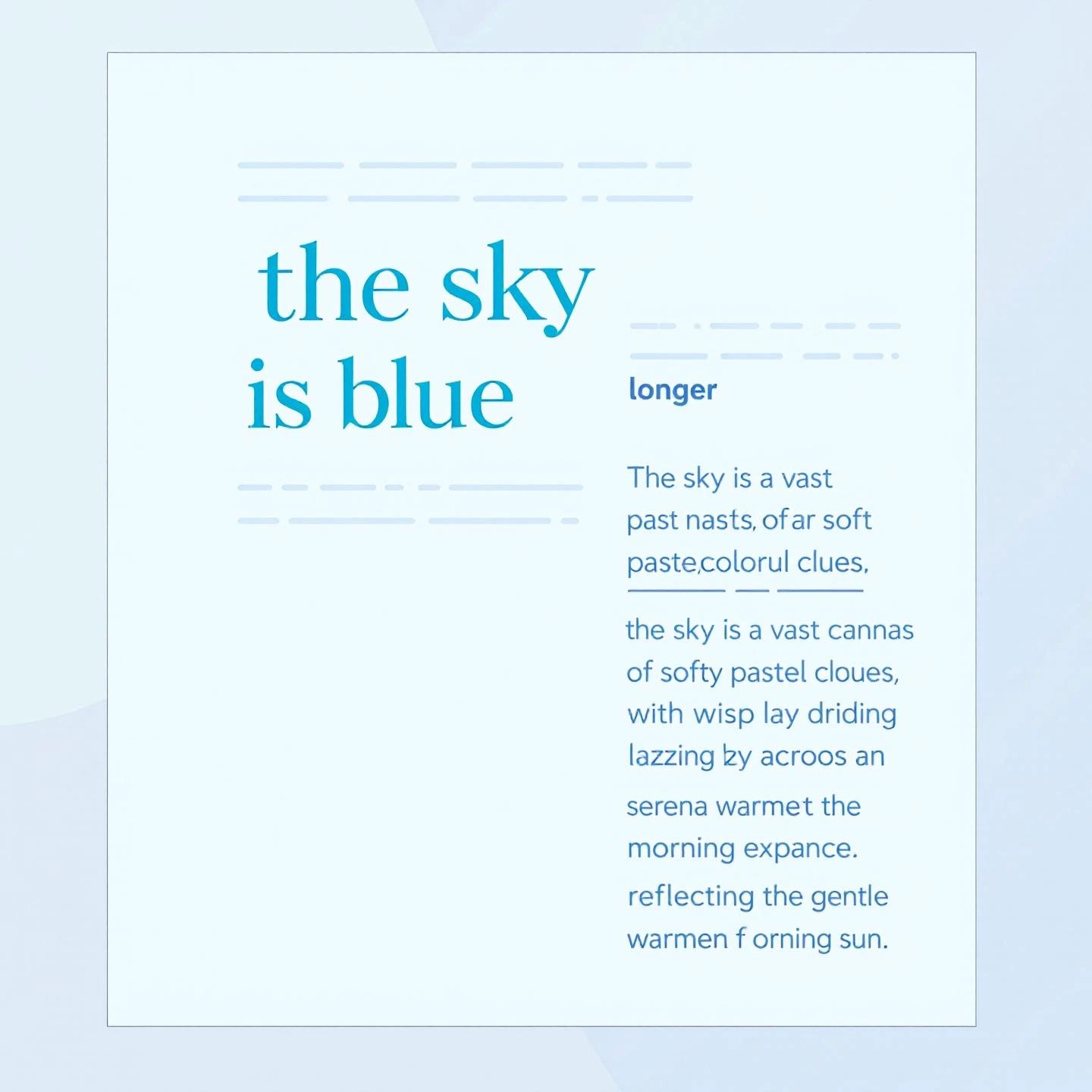 illustration of a basic sentence evolving into a richer more engaging statement