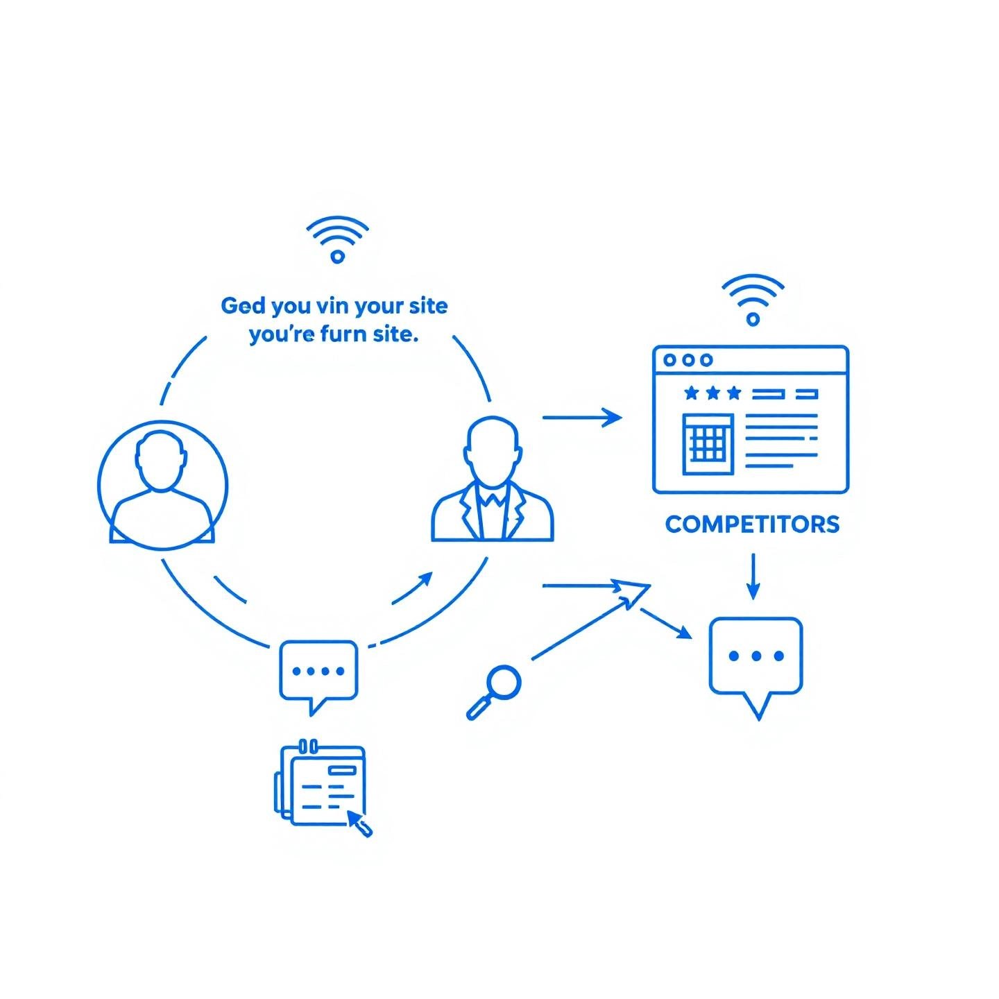 illustration of analyzing competitor backlinks using free tools