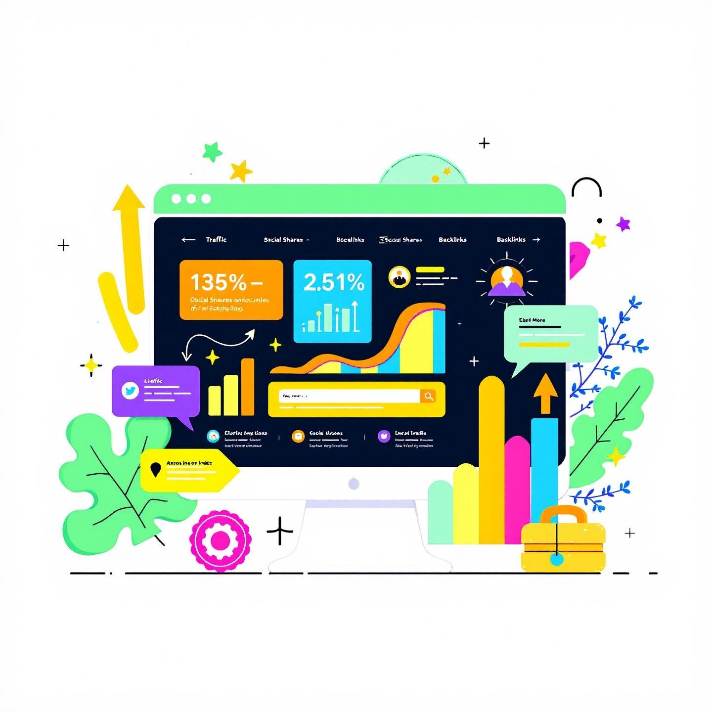 infographics drive engagement shares and backlinks for seo