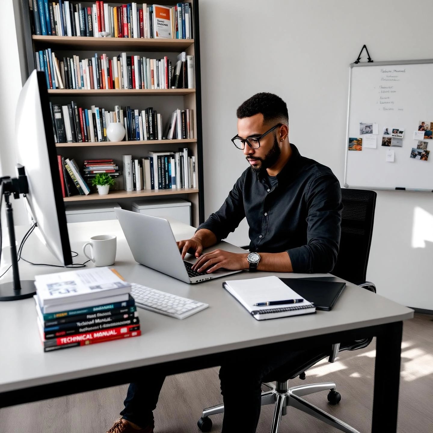 niche writer creating specialized business content