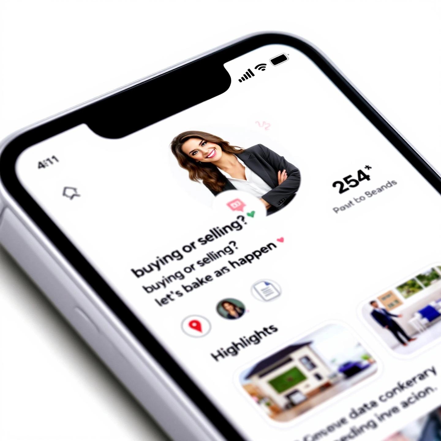 optimized instagram profile attracts real estate followers