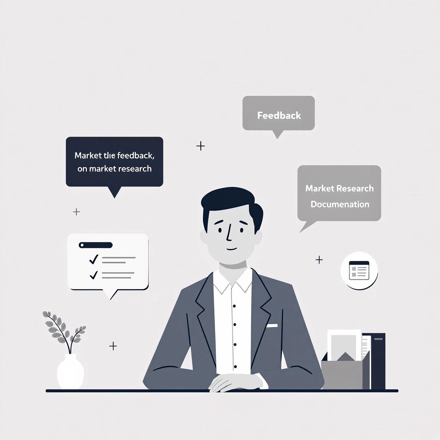 product manager leveraging ai tools for feedback research and planning