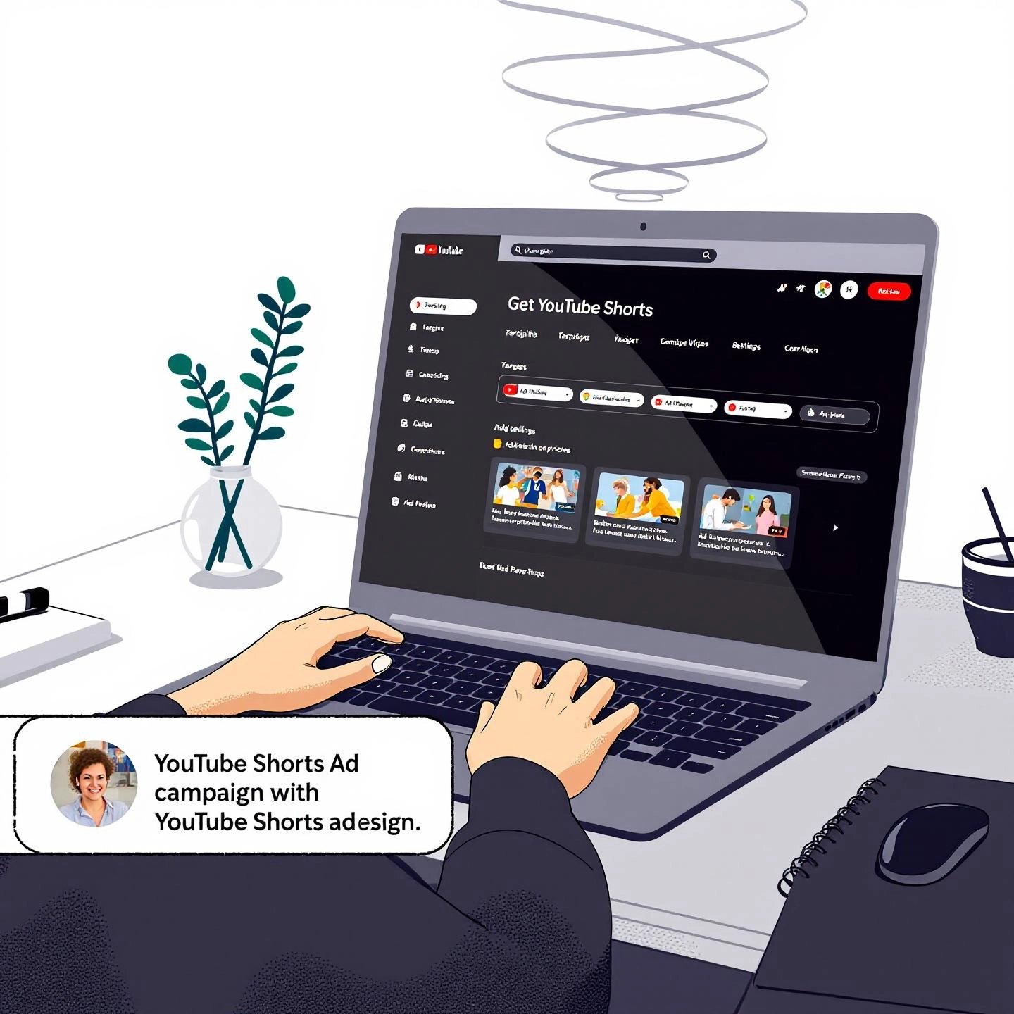 setting up a youtube shorts ad campaign using google ads