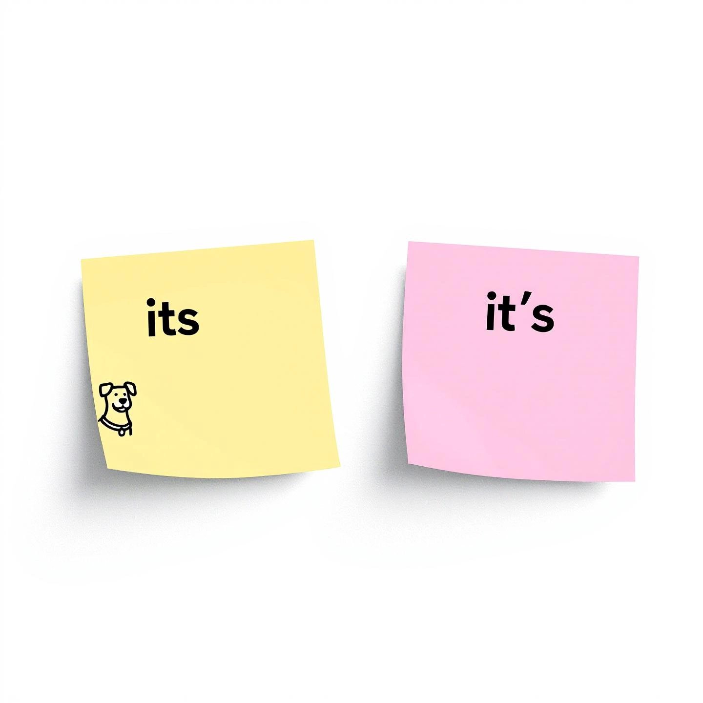 simple guide to distinguishing between common contractions and possessives