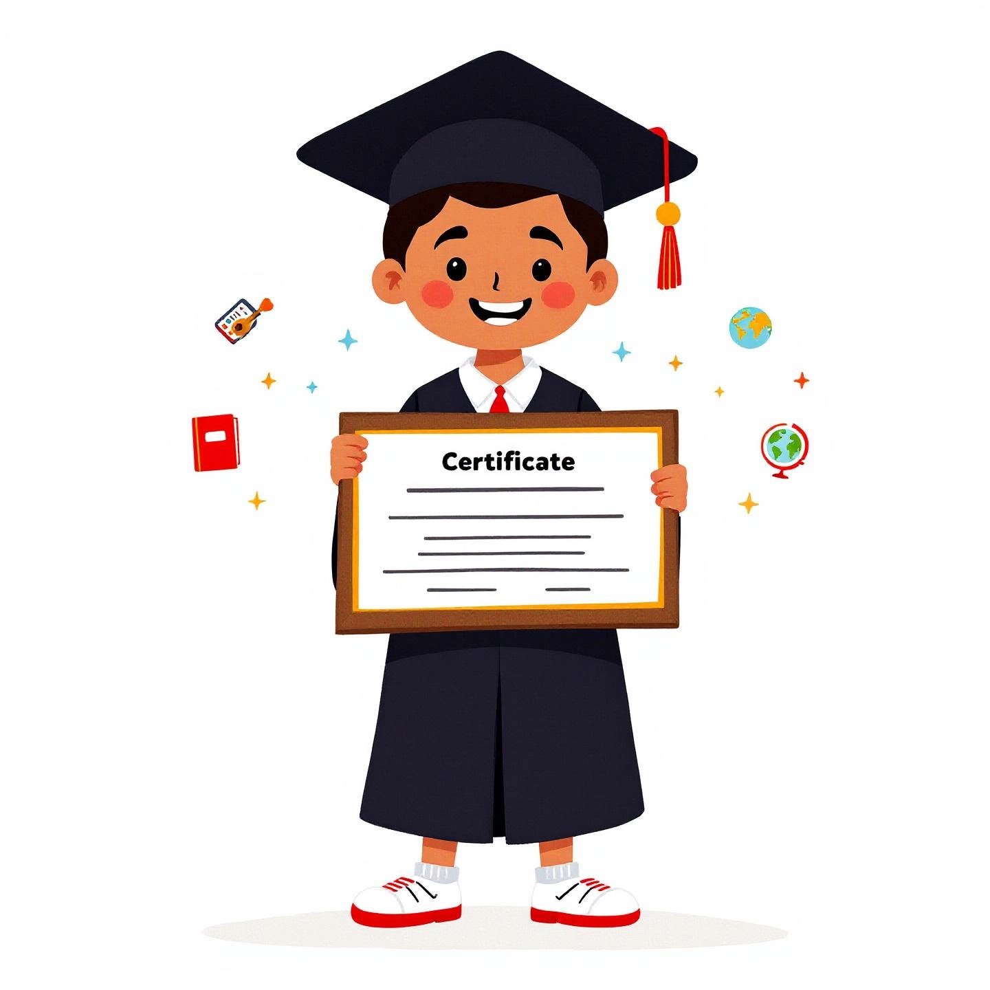 student showcasing strengths and aspirations in a professional bio