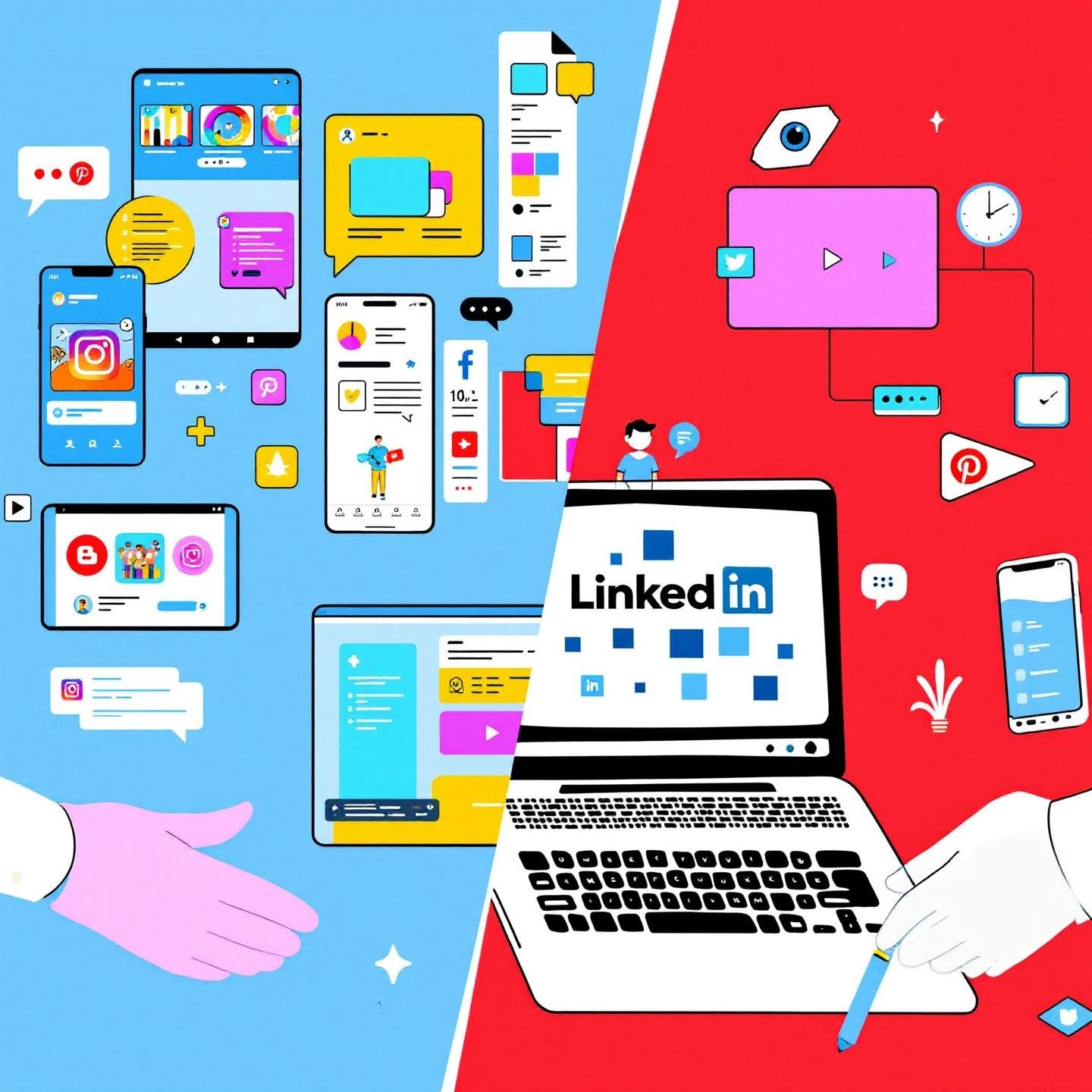 tailoring blog content for instagram and linkedin audiences