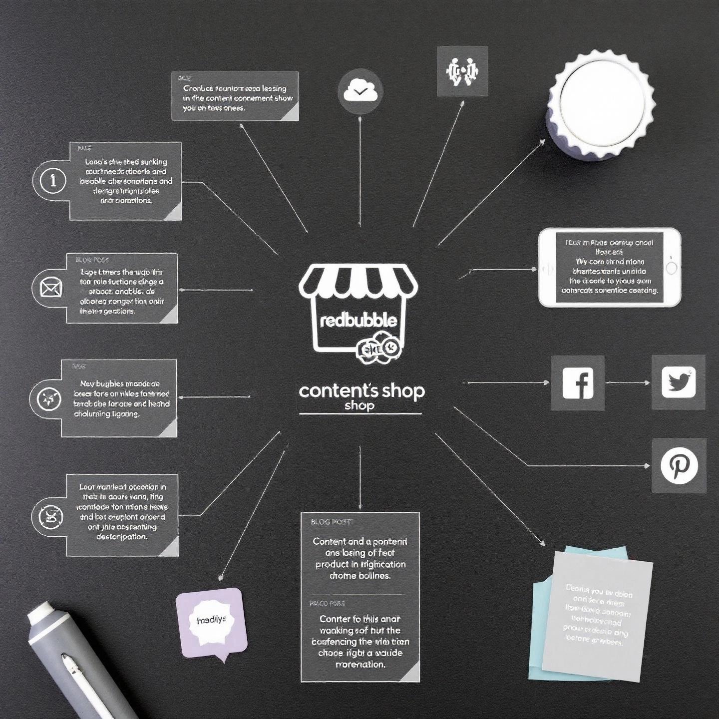 unified content strategy boosts redbubble shop success