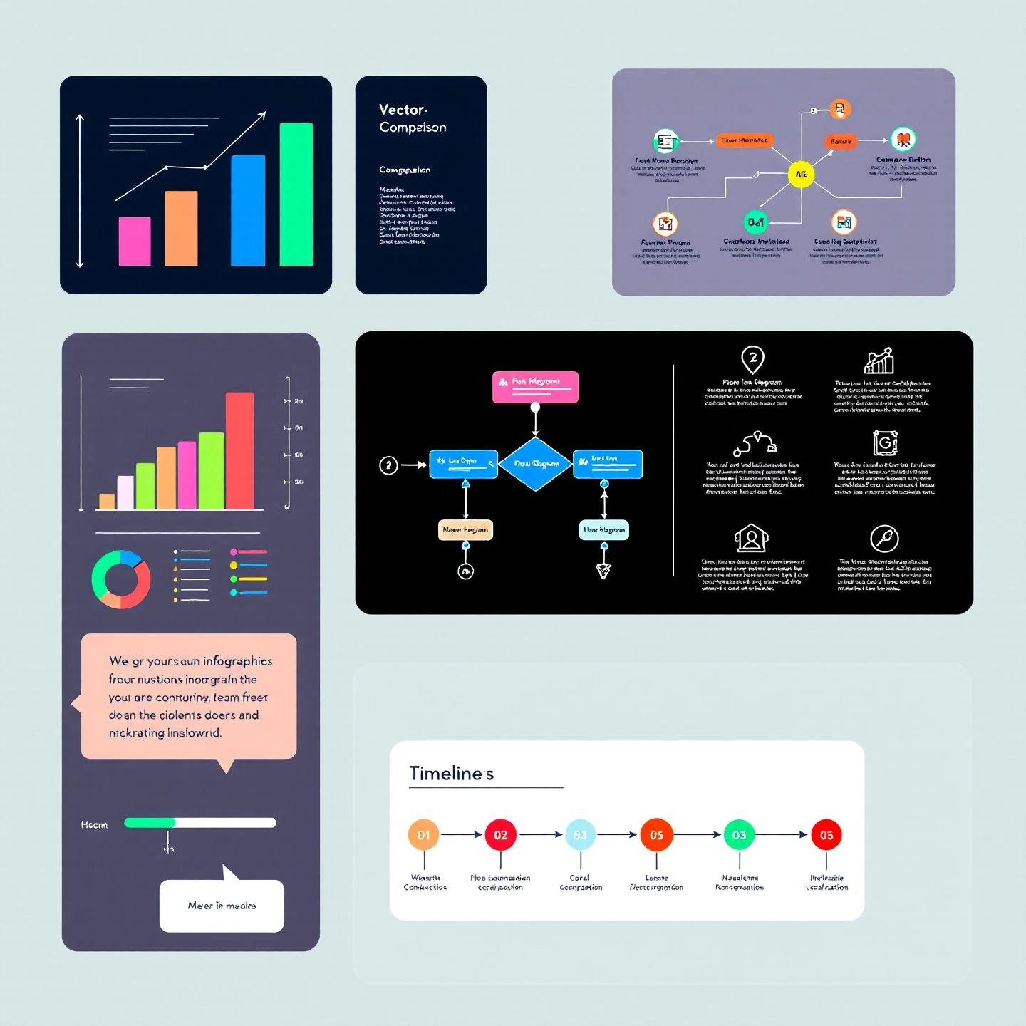 various infographic formats tailored for diverse seo goals