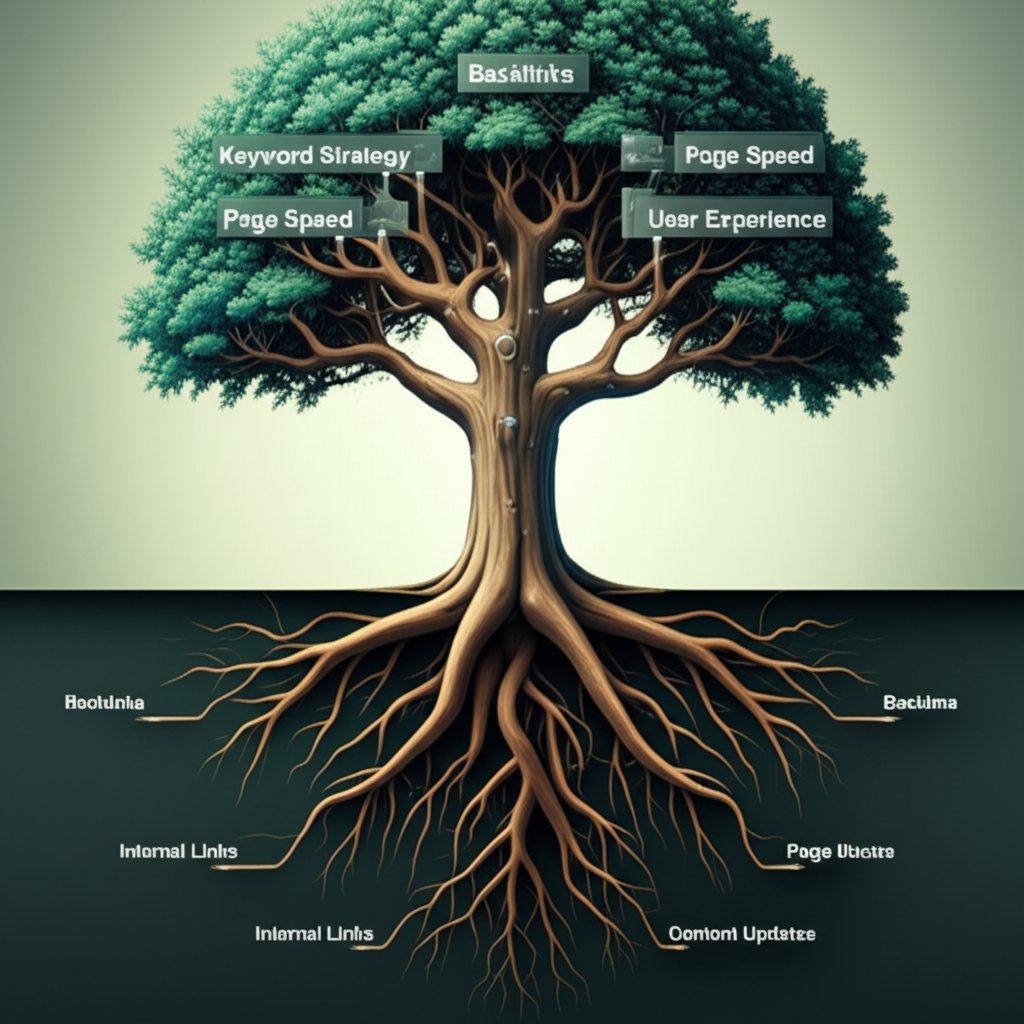 a strong seo foundation keeps evergreen content visible and authoritative