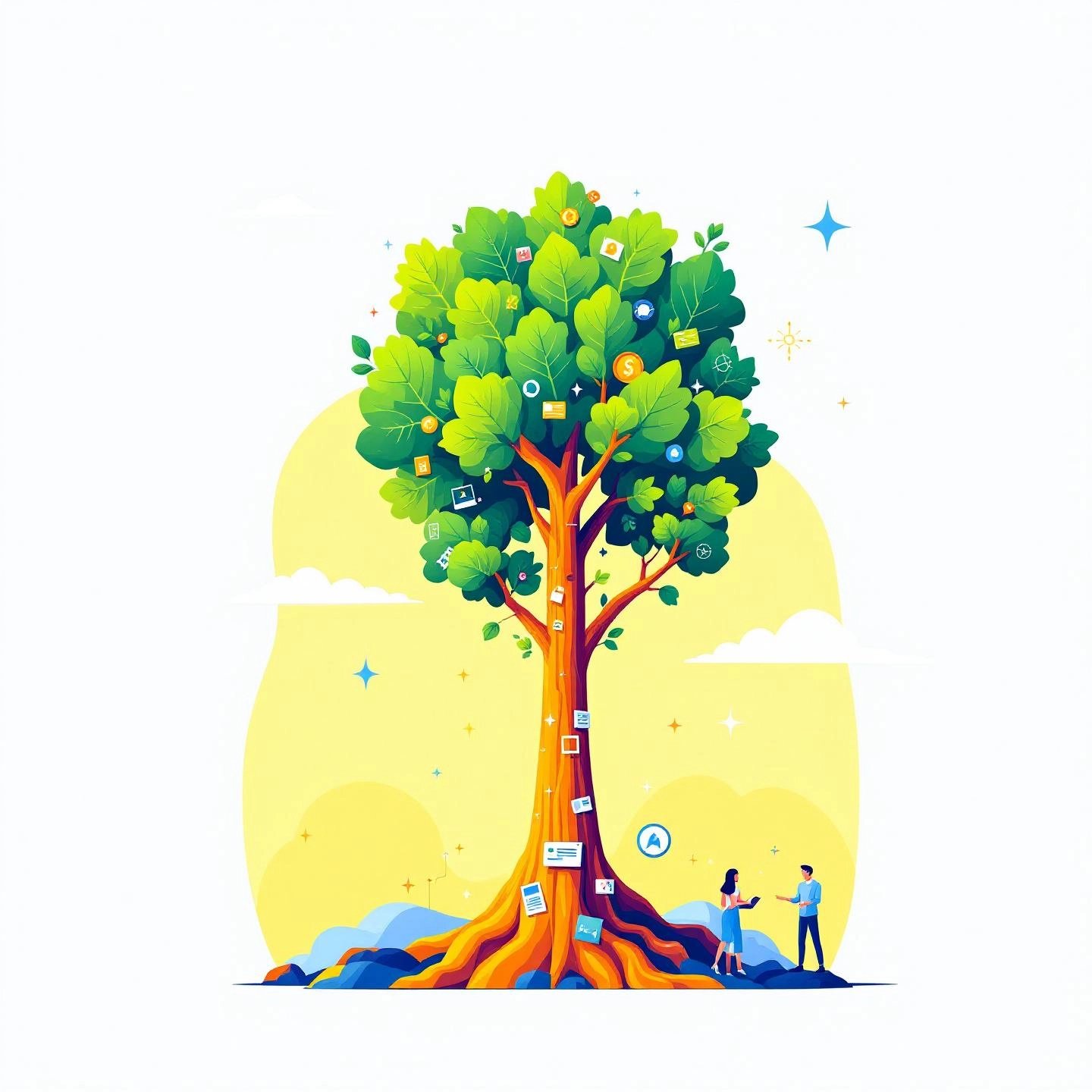 blog growth visualized as strategic investment for long term success