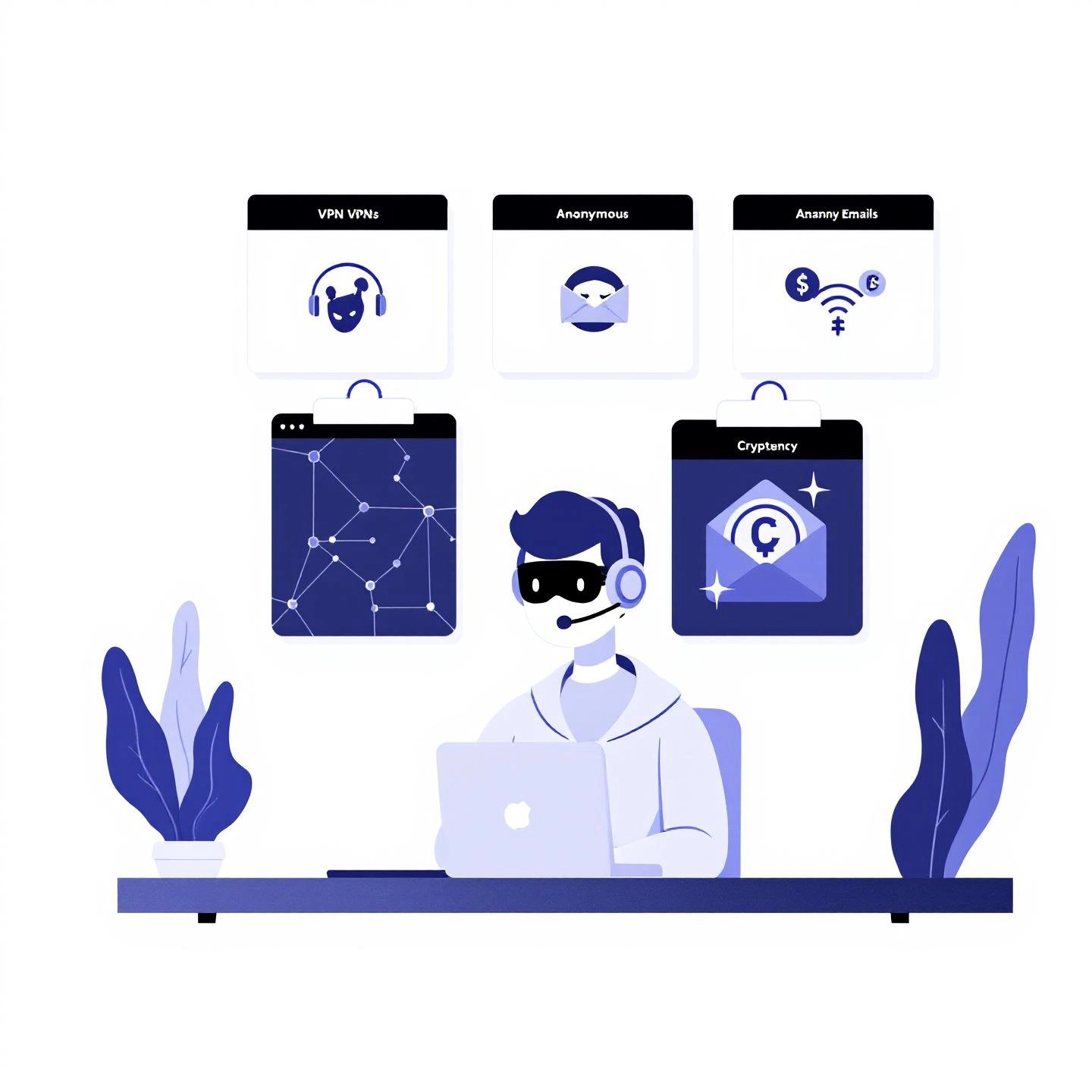 building digital barriers for anonymous blogging security