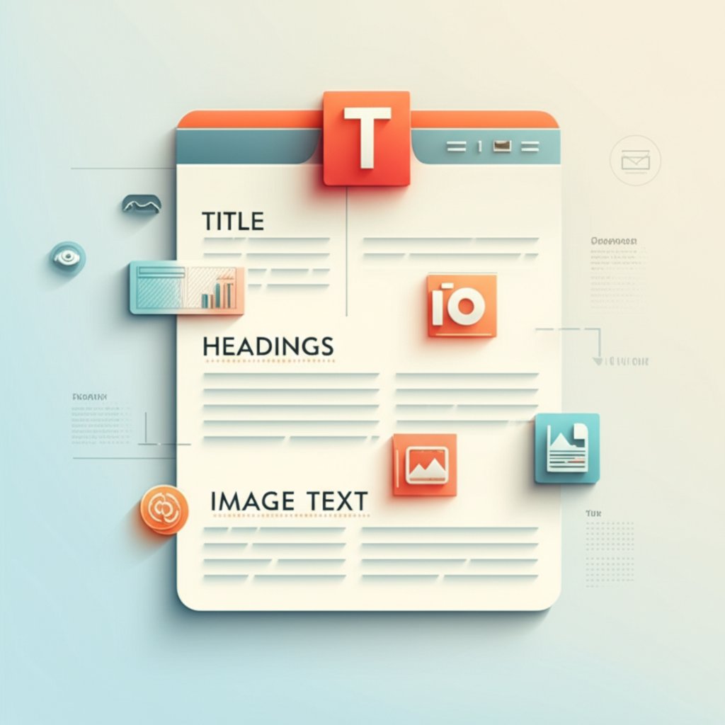 key areas for keyword placement in a blog post