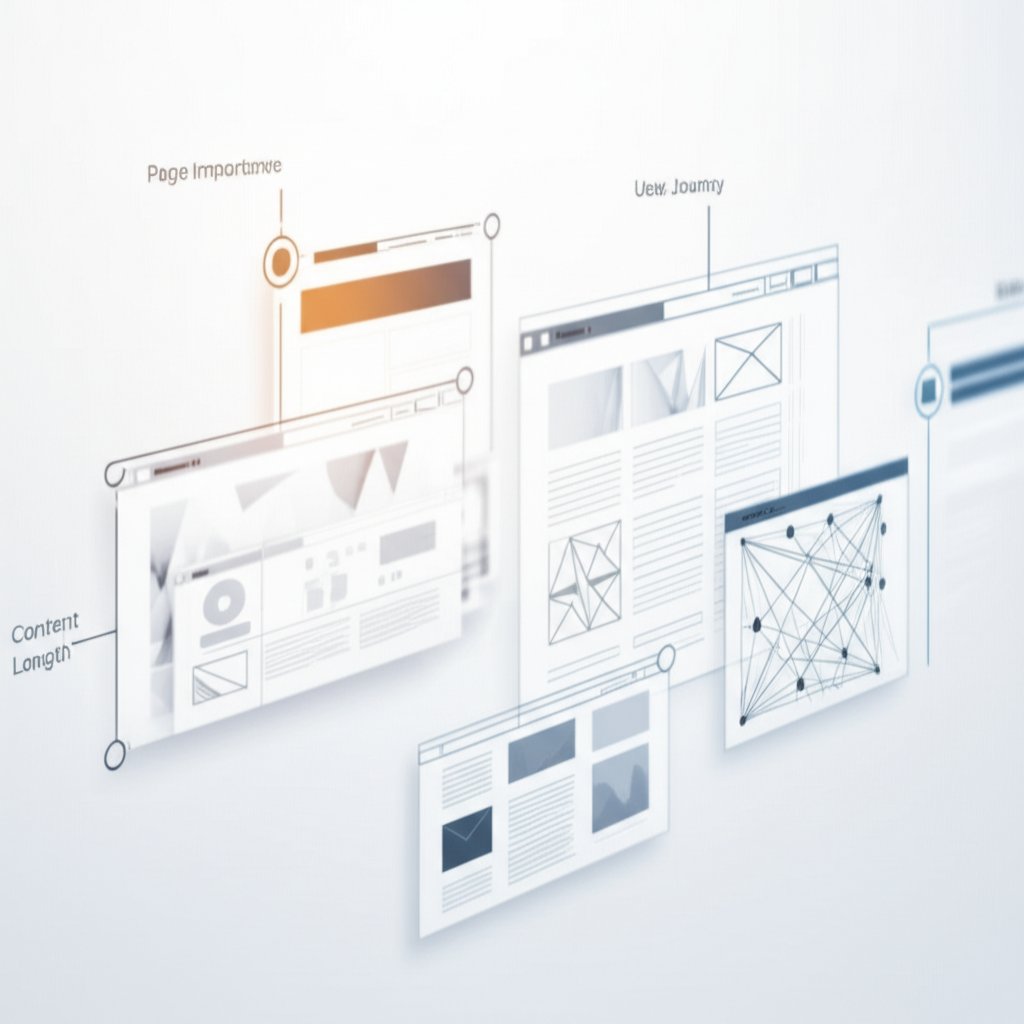 key factors that influence the number of internal links on a web page