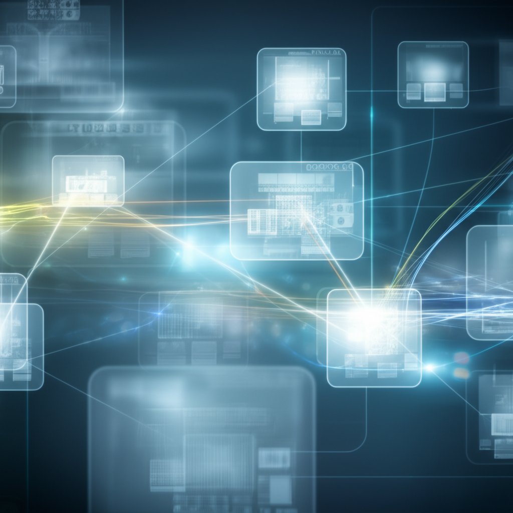 network of web pages connected to illustrate the importance of internal links for seo