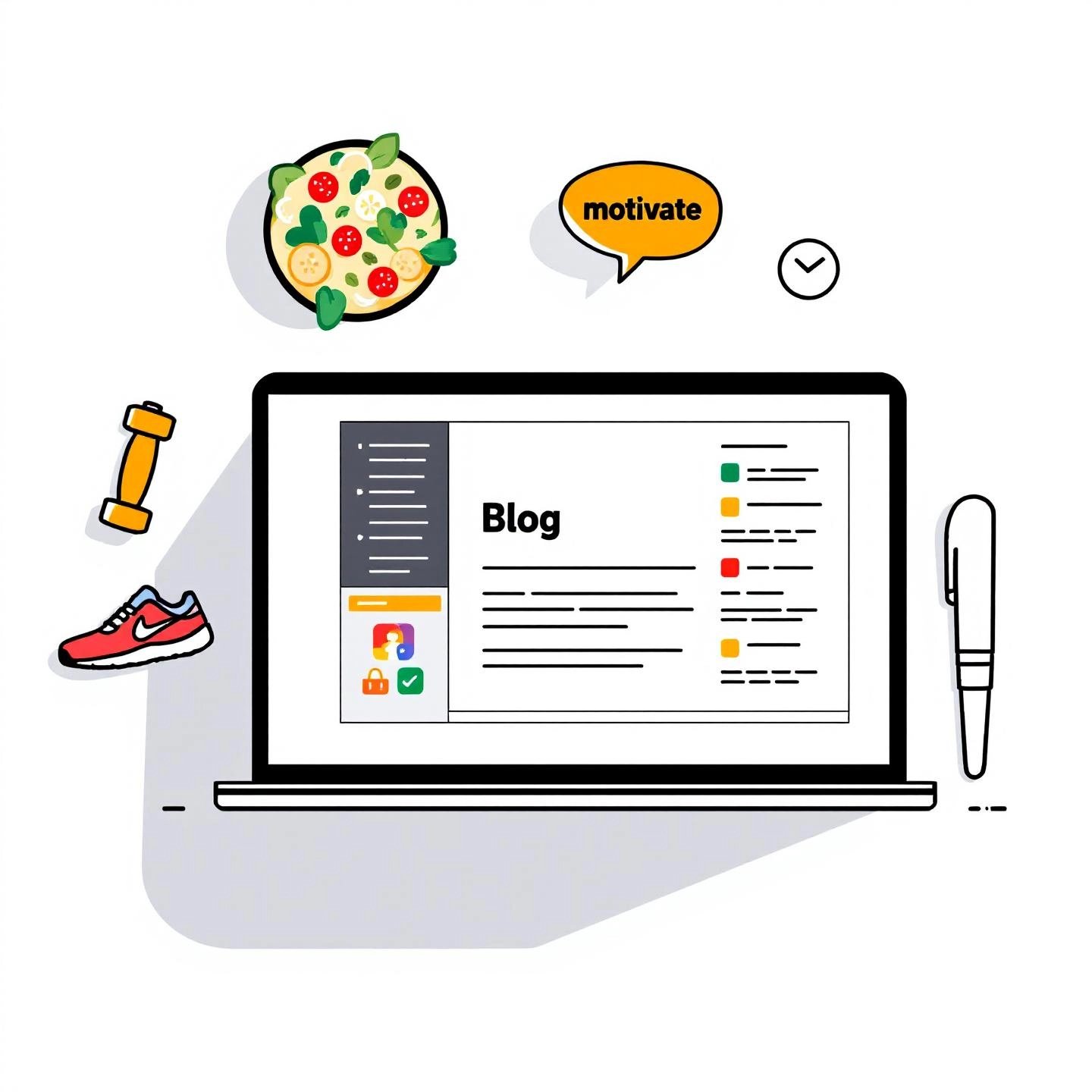 planning engaging content topics for a fitness blog