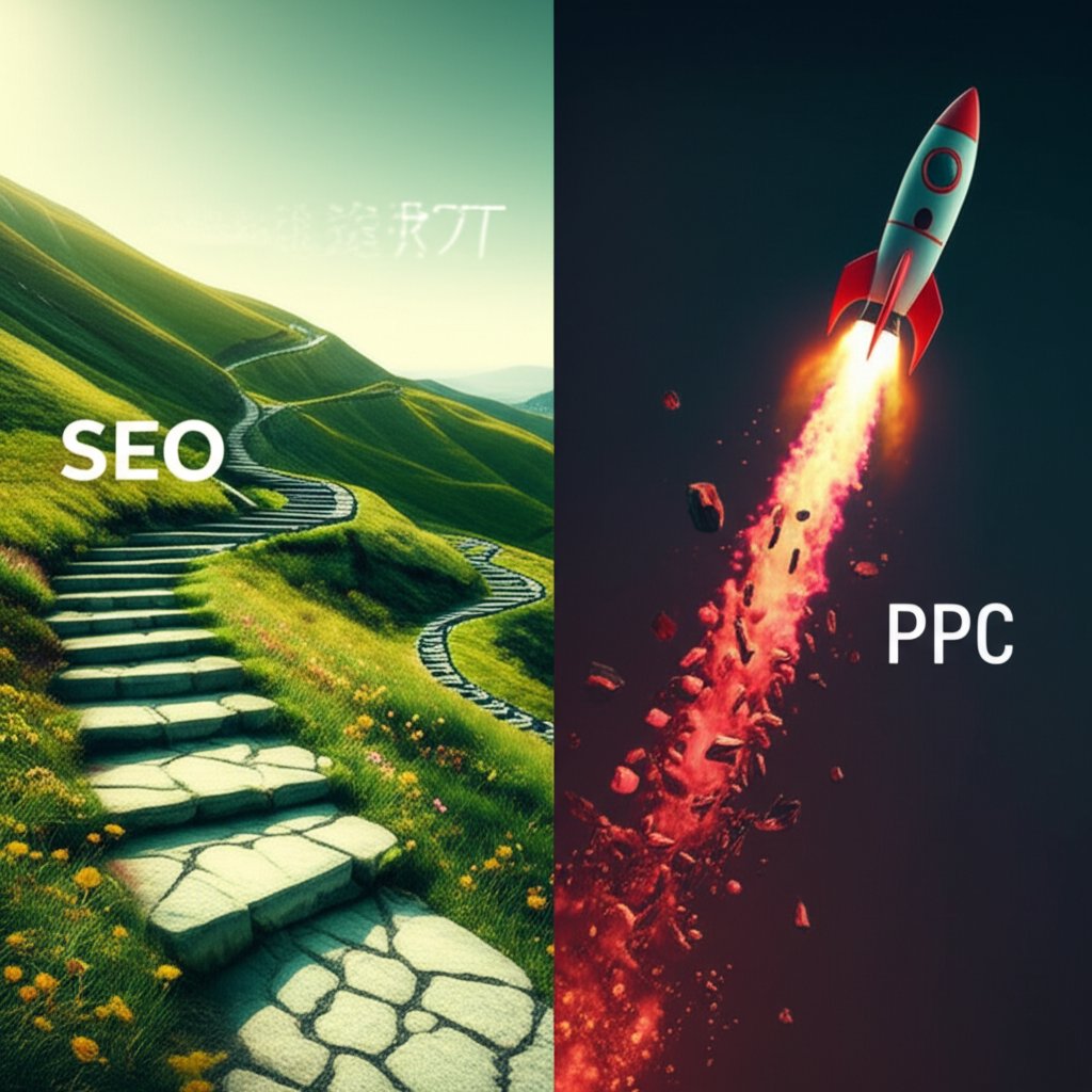 seo offers lasting growth while ppc delivers immediate but short term results
