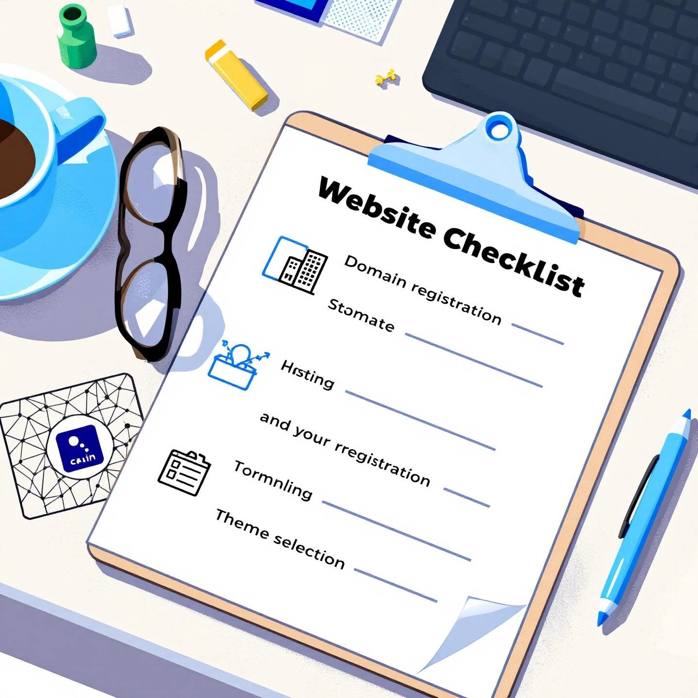 step by step checklist for launching a poetry blog