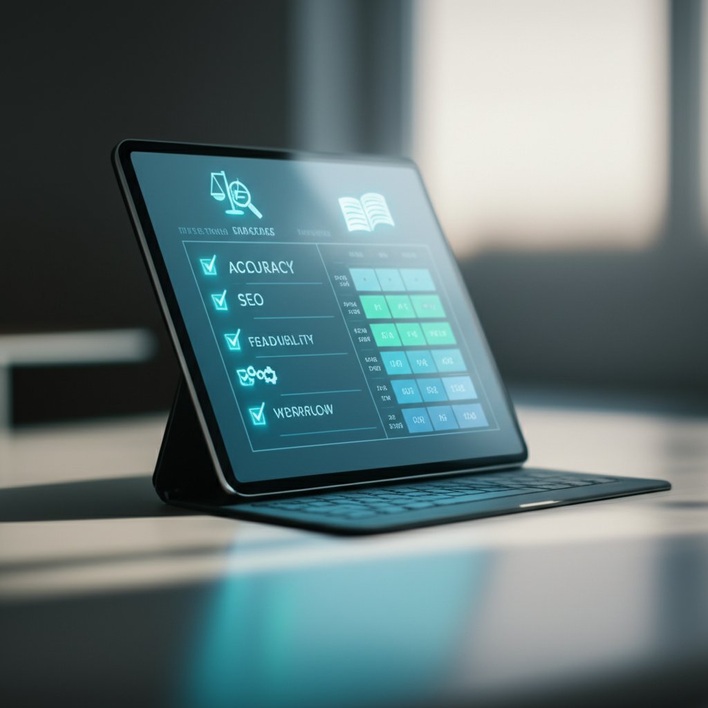 transparent scoring and evaluation criteria ensure reliable ai blog post generator comparisons