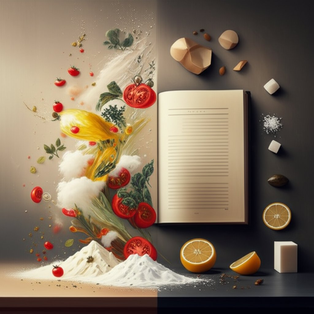 visual comparison of crawling and indexing using a kitchen and recipe book analogy