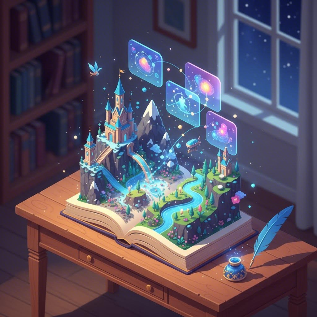 AI tools helping fiction authors with complex world building and plotting