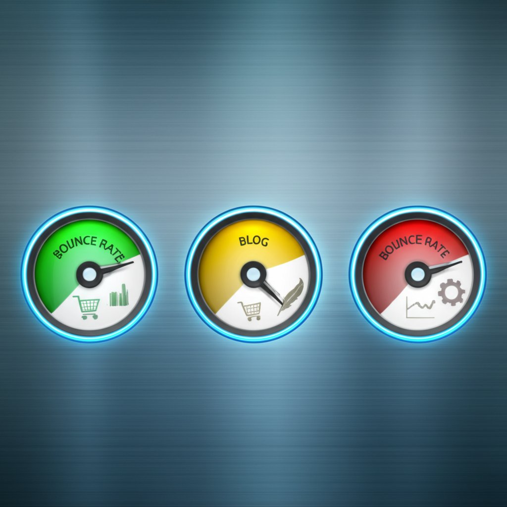 a data visualization of average bounce rate benchmarks across various industries