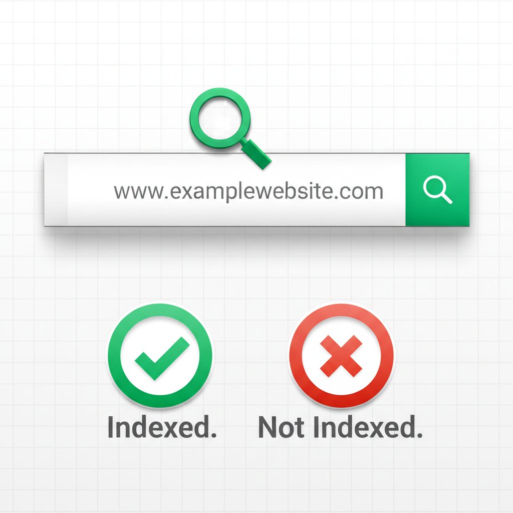 a diagram illustrating the process of checking a urls index status