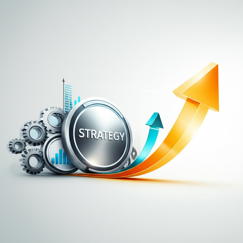 a flowchart representing the strategic process of an seo audit from analysis to growth