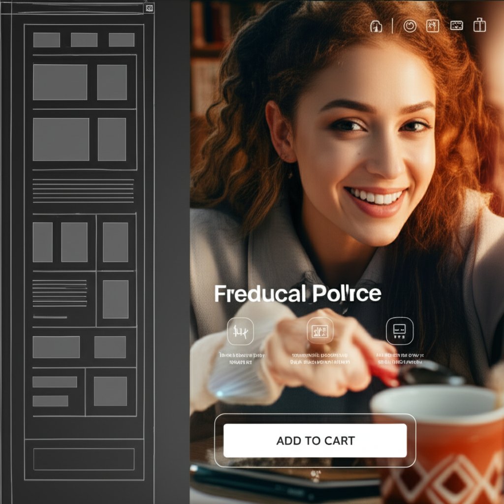 a visual comparison between a basic and a conversion optimized product listing