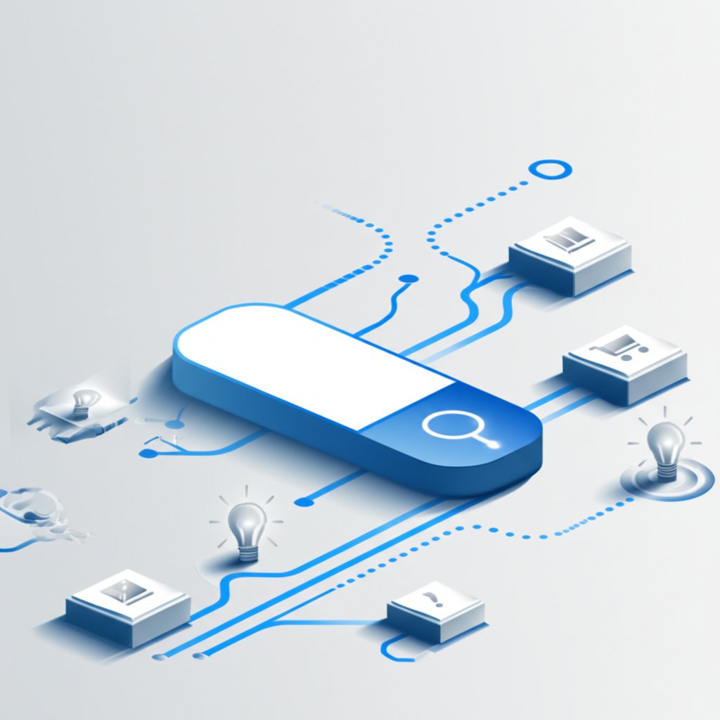 a visual metaphor for how site search analytics helps improve user experience and content strategy