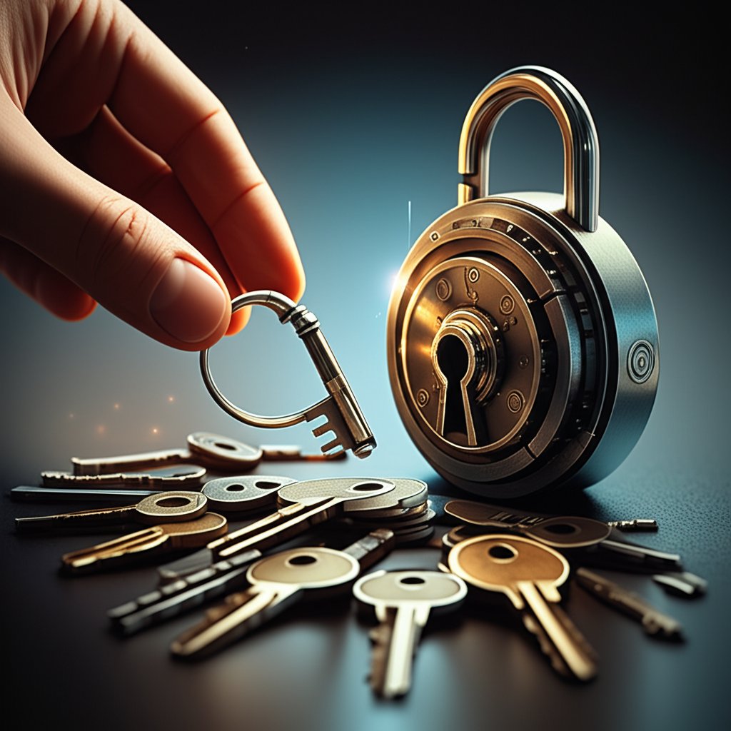 a visual metaphor for selecting the perfect seo provider to unlock business growth