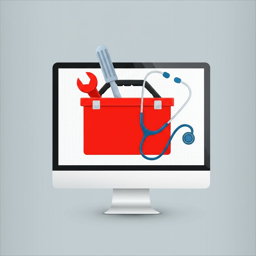 a visual metaphor for troubleshooting common website indexation issues