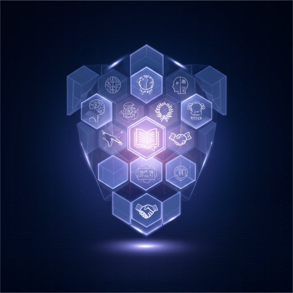 abstract depiction of e e a t principles building content authority and trust