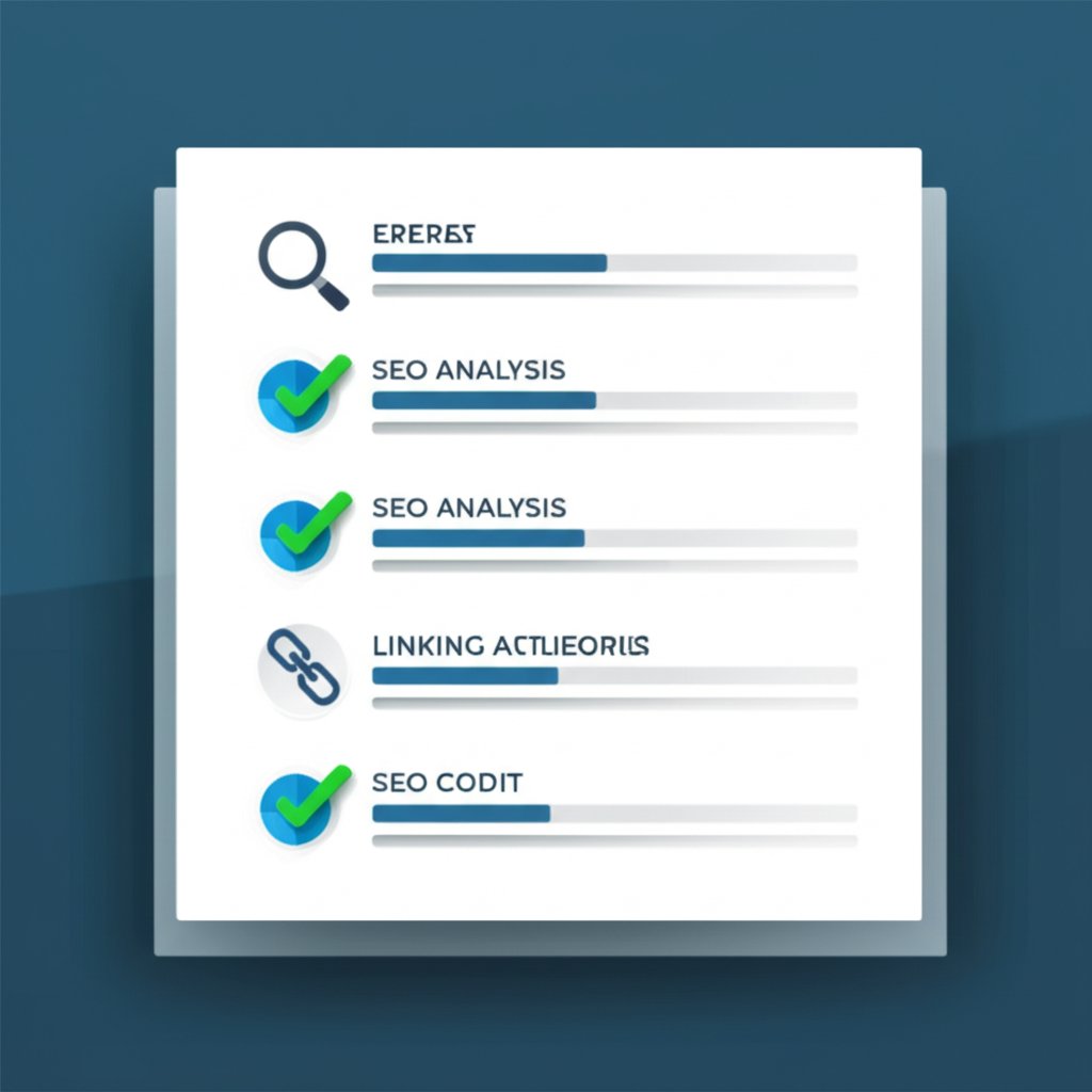 an abstract representation of an international seo audit checklist