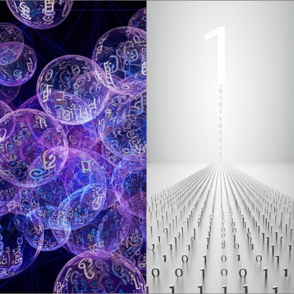 an abstract representation of the google acronym myth versus its true mathematical origin